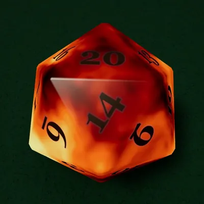Flame dice