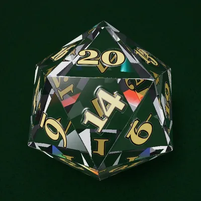Prism crystal dice